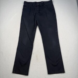 Ermenegildo Zegna Pants Mens 34x29 Blue Stretch Denim Chino Casual 5 Pocket